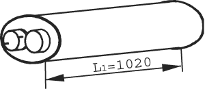 DINEX 21395 Vidurinis duslintuvas