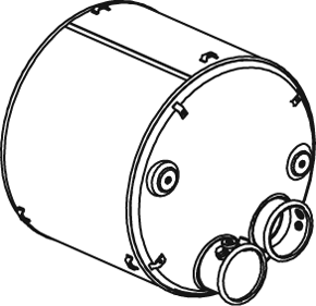 DINEX 21441 Vidurinis duslintuvas