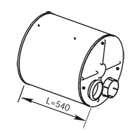 DINEX 21496 Vidurinis duslintuvas