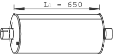 DINEX 28426 Vidurinis duslintuvas