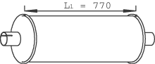 DINEX 28447 Vidurinis duslintuvas