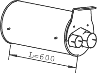 DINEX 49396 Vidurinis duslintuvas