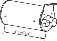 DINEX 49397 Vidurinis duslintuvas
