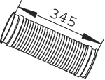 DINEX 68085 Išmetimo vamzdis