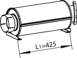 DINEX 69331 Vidurinis duslintuvas