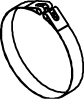 DINEX 80924 Spaustukas, duslintuvas