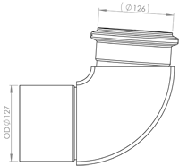 DINEX 81683 Išmetimo vamzdis