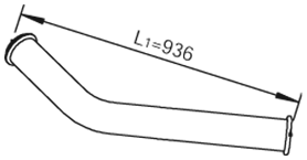 DINEX 81705 Išmetimo vamzdis