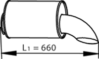 DINEX 81722 Galinis duslintuvas