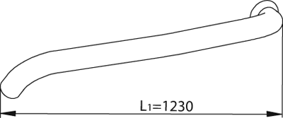 DINEX 82602 Išmetimo vamzdis