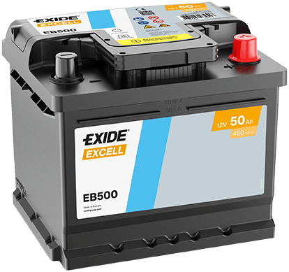 Akumuliatorius — EXIDE EB500