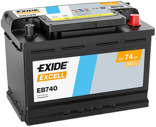 Akumuliatorius — EXIDE EB740