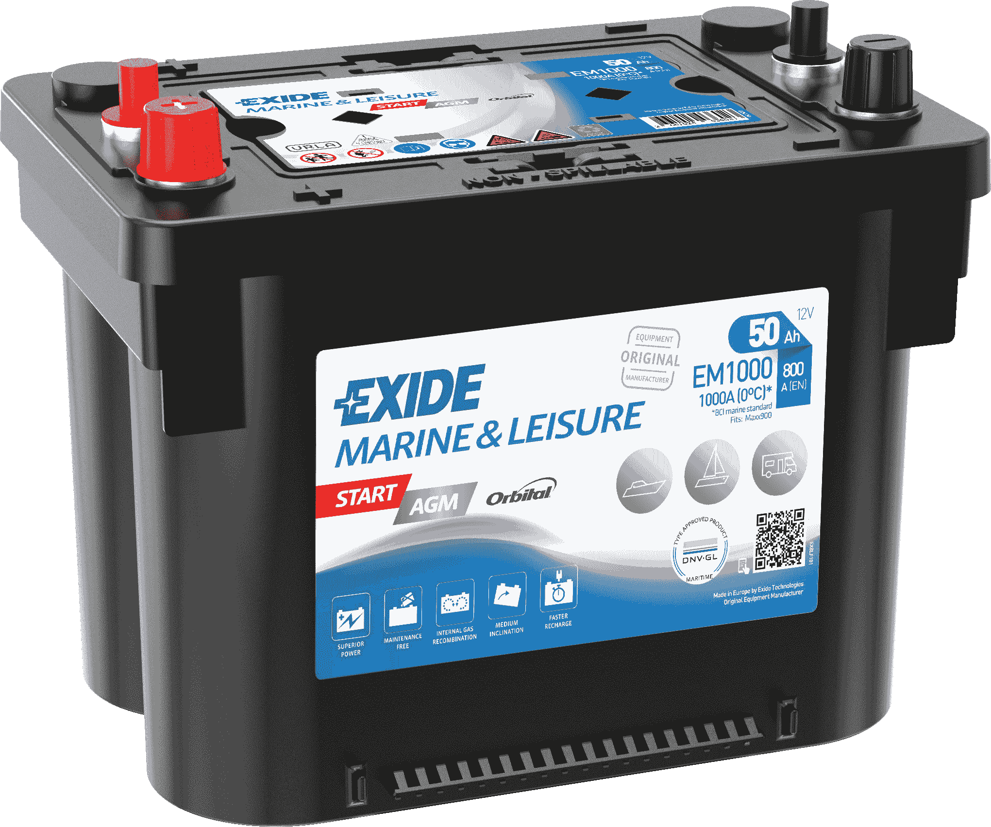 EXIDE START AGM image