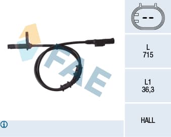 Rato greičio jutiklis — FAE 78107