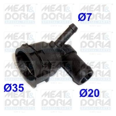 MEAT & DORIA 93500 Aušinimo skysčio flanšas