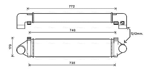 AVA Clever Choice AUA4219 Tarpinis oro aušintuvas