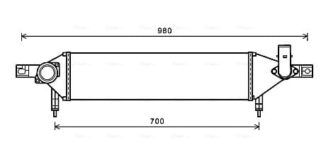 AVA Clever Choice DN4409 Tarpinis oro aušintuvas