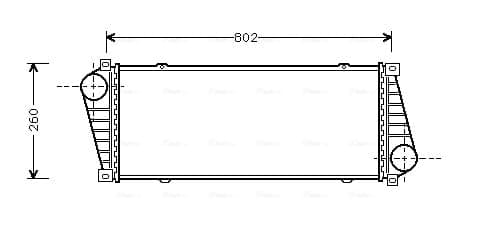 AVA Clever Choice MSA4217 Tarpinis oro aušintuvas