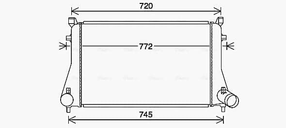 AVA Clever Choice VN4403 Tarpinis oro aušintuvas