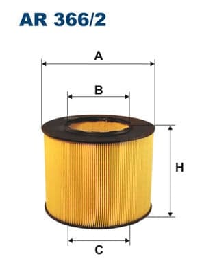 FILTRON AR 366/2 Oro filtras