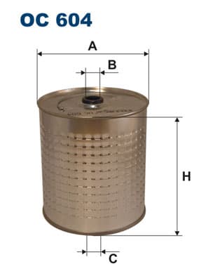 Alyvos filtras — FILTRON OC 604