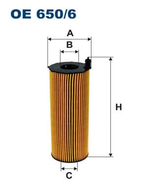Alyvos filtras — FILTRON OE 650/6
