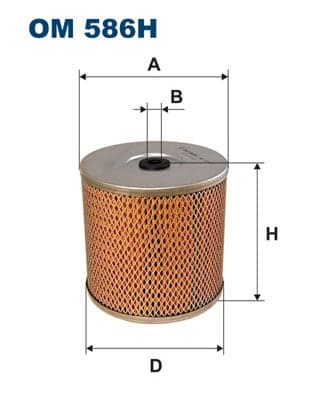 FILTRON OM 586H Filtras, hidraulinė sistema