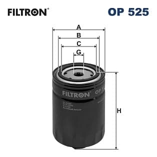 Alyvos filtras — FILTRON OP 525