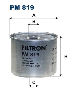 Kuro filtras — FILTRON PM 819