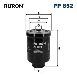 Kuro filtras — FILTRON PP 852