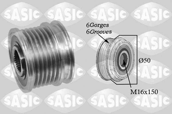 Generatoriaus laisvos eigos sankaba — SASIC 1676018
