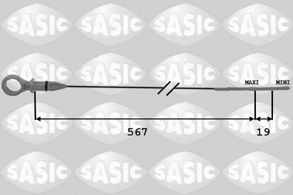 SASIC 1940018 Alyvos lygio matuoklis