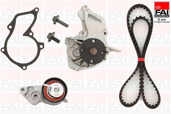 FAI AutoParts TBK104-6112 Vandens siurblio ir paskirstymo diržo komplektas