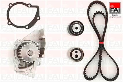 FAI AutoParts TBK110-6242 Vandens siurblio ir paskirstymo diržo komplektas