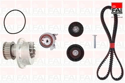 FAI AutoParts TBK156-3084 Vandens siurblio ir paskirstymo diržo komplektas
