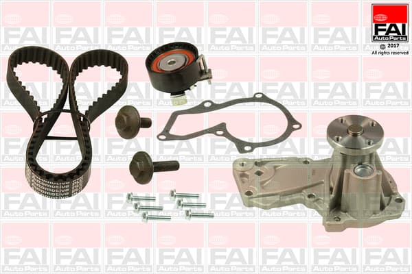 FAI AutoParts TBK177-6409 Vandens siurblio ir paskirstymo diržo komplektas