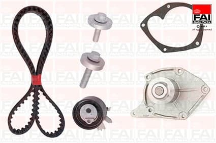 FAI AutoParts TBK357-6441 Vandens siurblio ir paskirstymo diržo komplektas
