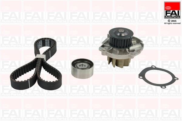 FAI AutoParts TBK371-6519 Vandens siurblio ir paskirstymo diržo komplektas