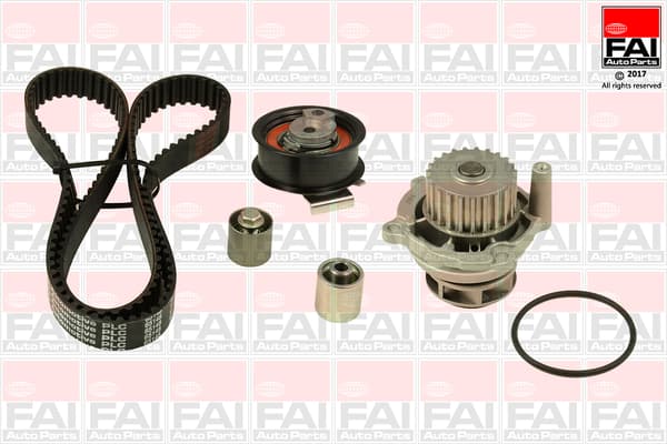 FAI AutoParts TBK457-6127 Vandens siurblio ir paskirstymo diržo komplektas