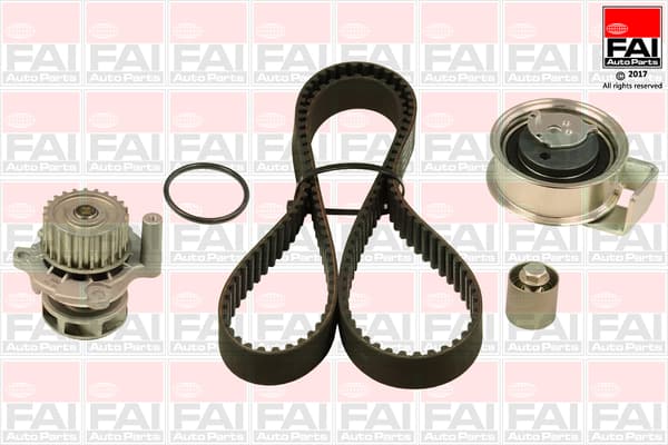 FAI AutoParts TBK476-6128 Vandens siurblio ir paskirstymo diržo komplektas