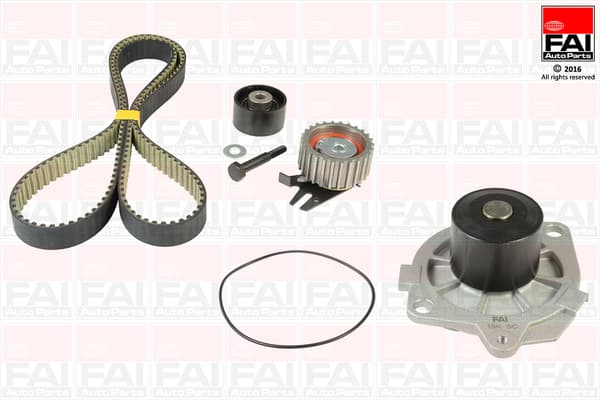 FAI AutoParts TBK493-6228 Vandens siurblio ir paskirstymo diržo komplektas