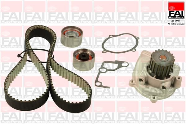 FAI AutoParts TBK504-6488 Vandens siurblio ir paskirstymo diržo komplektas