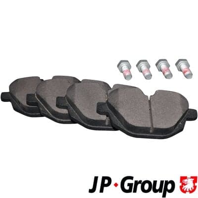 Stabdžių kaladėlių komplektas — JP GROUP 1463701610