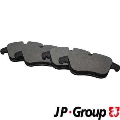 Stabdžių kaladėlių komplektas — JP GROUP 1563601710