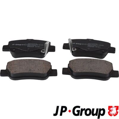 Stabdžių kaladėlių komplektas — JP GROUP 4863701010