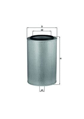 Oro filtras — MAHLE LX 273