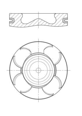 MAHLE 007 PI 00171 000 Stūmoklis