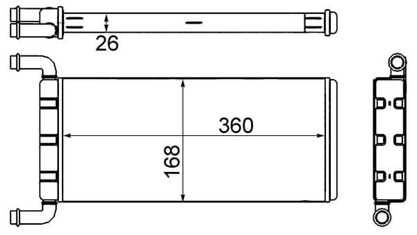 MAHLE AH 241 000S Salono šildymo pečiukas