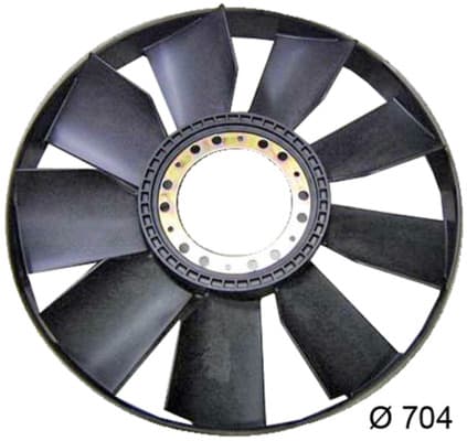 MAHLE CFW 51 000P Ventiliatoriaus ratas, variklio aušinimas