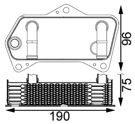 MAHLE CLC 202 000S Automatinė transmisija alyvos aušintuvas